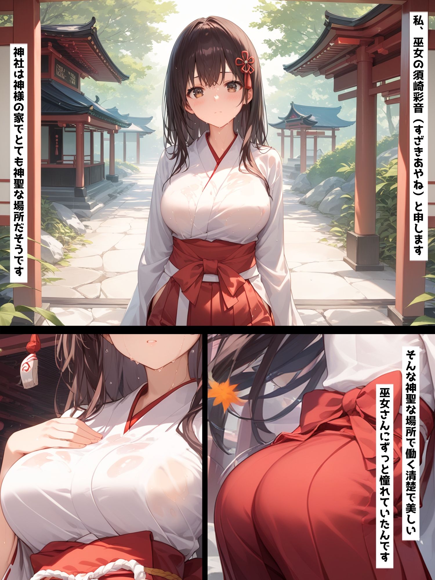 サンプル画像1:即ハメ巫女 HoneyJunction5【セリフ入有】(彗星レコード) [d_477428]