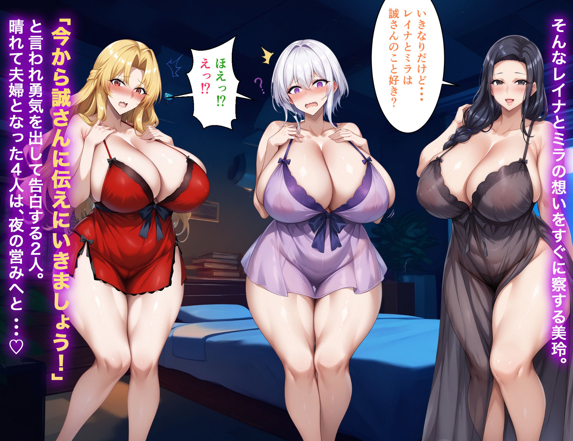 マッチングアプリで出会った人妻たちをクズ夫から奪い幸せにするお話2