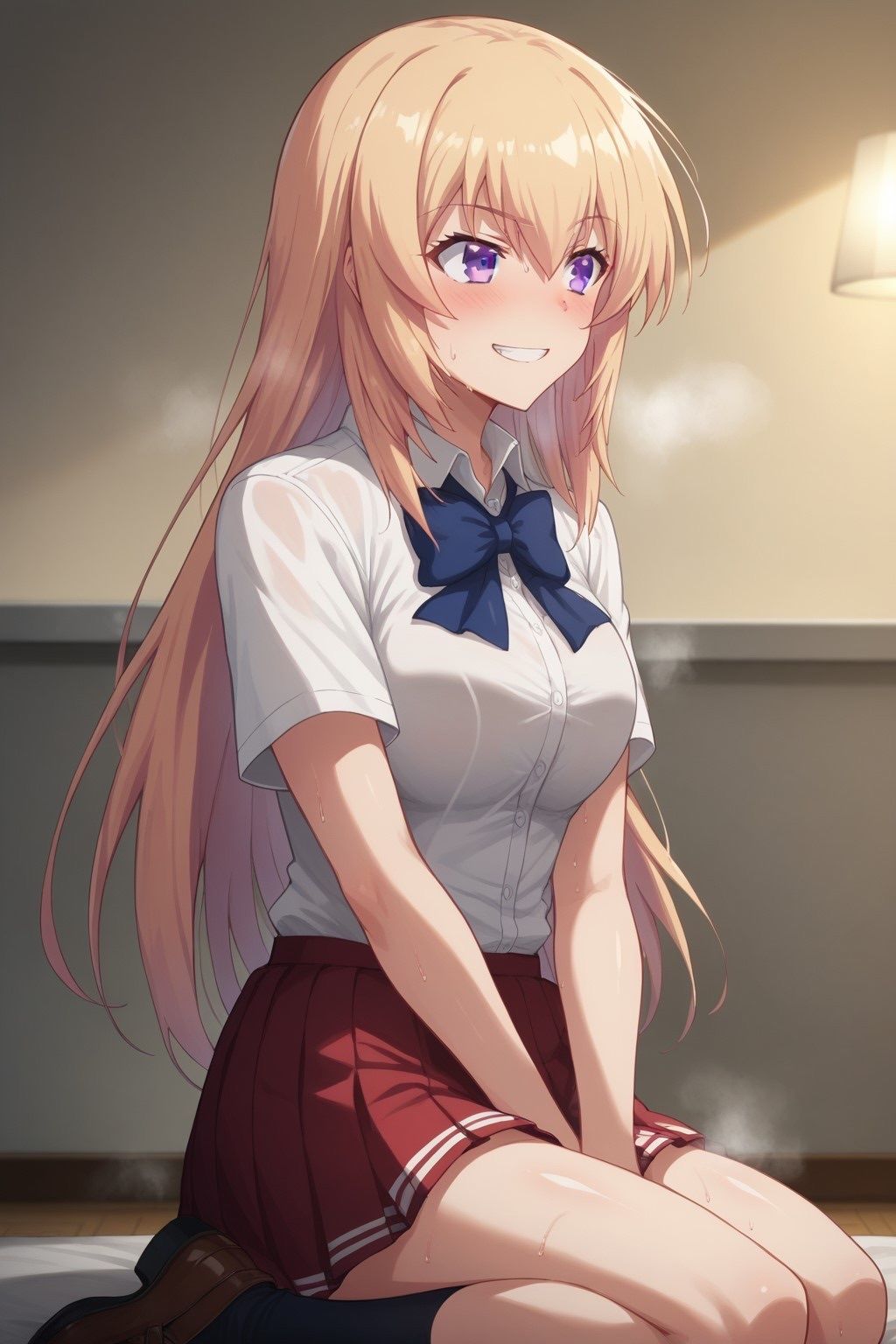 サンプル画像2:ようこそ実●至上主義の教室へ 一●瀬帆波 スク水・体操着（ブルマ）CG集(Rin ｜ AI art) [d_477473]