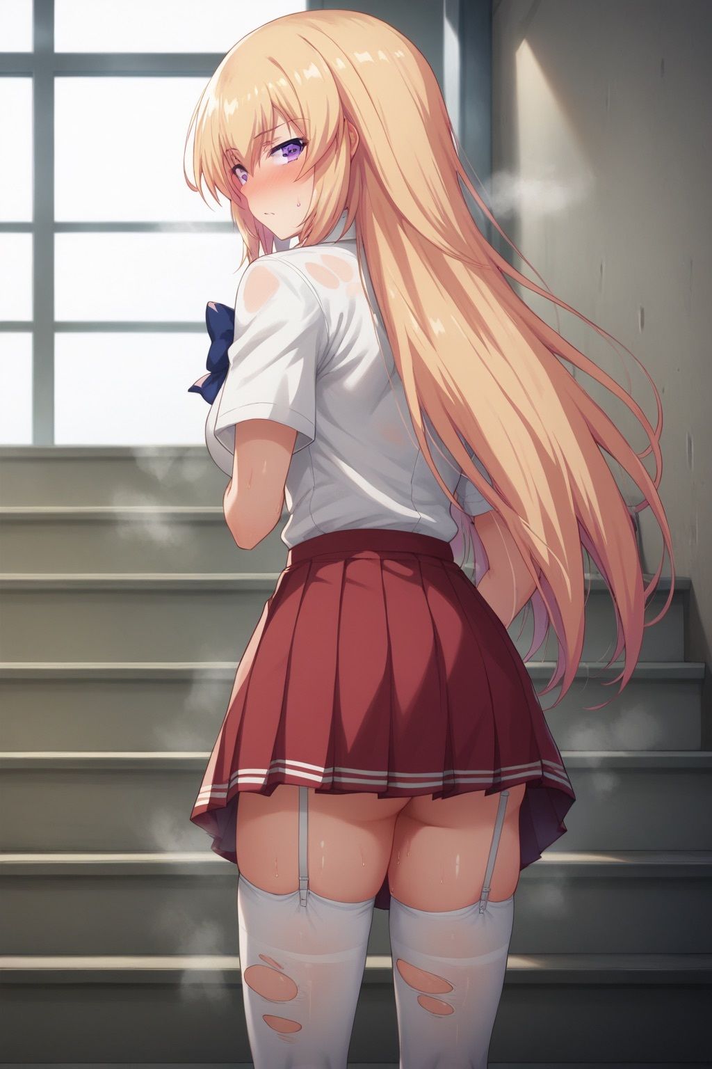 サンプル画像3:ようこそ実●至上主義の教室へ 一●瀬帆波 スク水・体操着（ブルマ）CG集(Rin ｜ AI art) [d_477473]