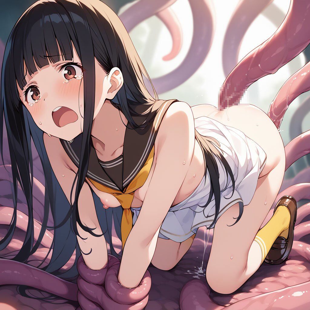 サンプル画像4:触手幻想 -負けショクシュが多すぎる！-(触手大帝) [d_477507]