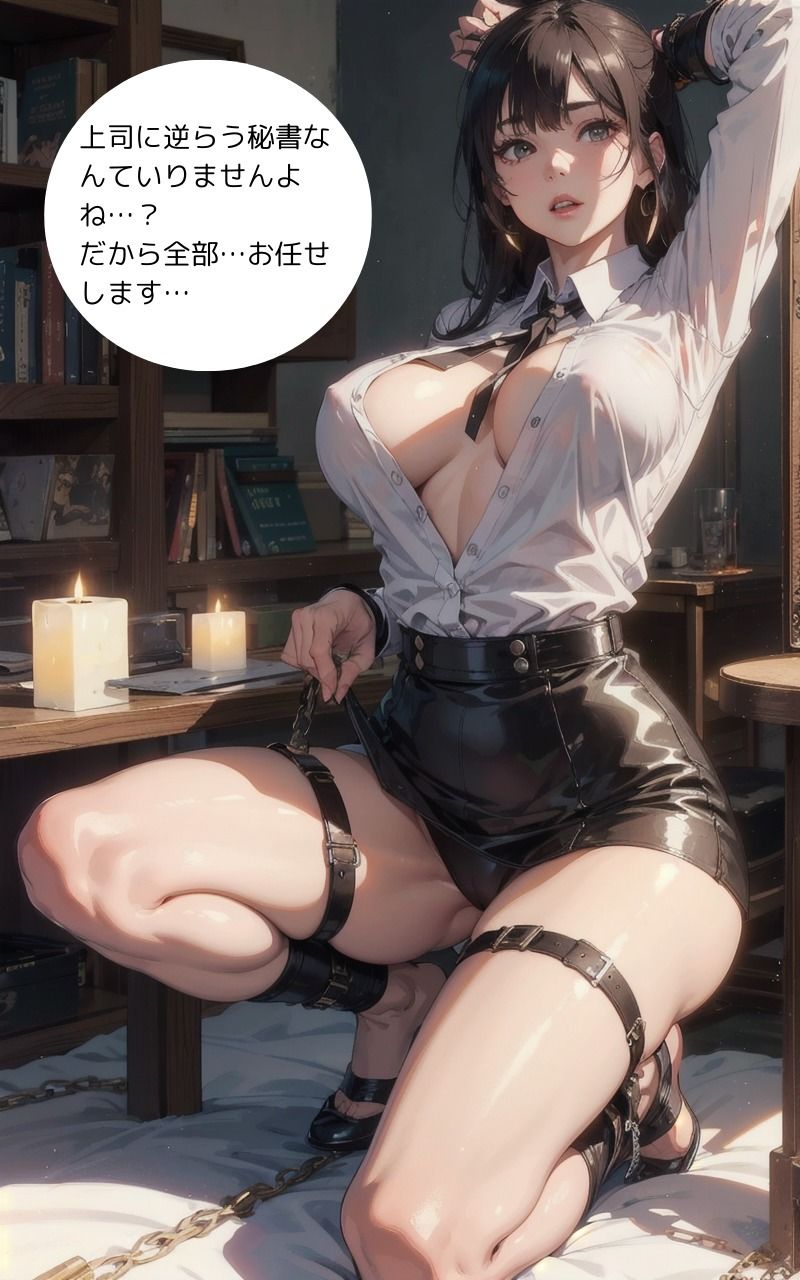 サンプル画像3:縛られた秘書 上司の思うままに(禁断の緊縛部屋) [d_477539]