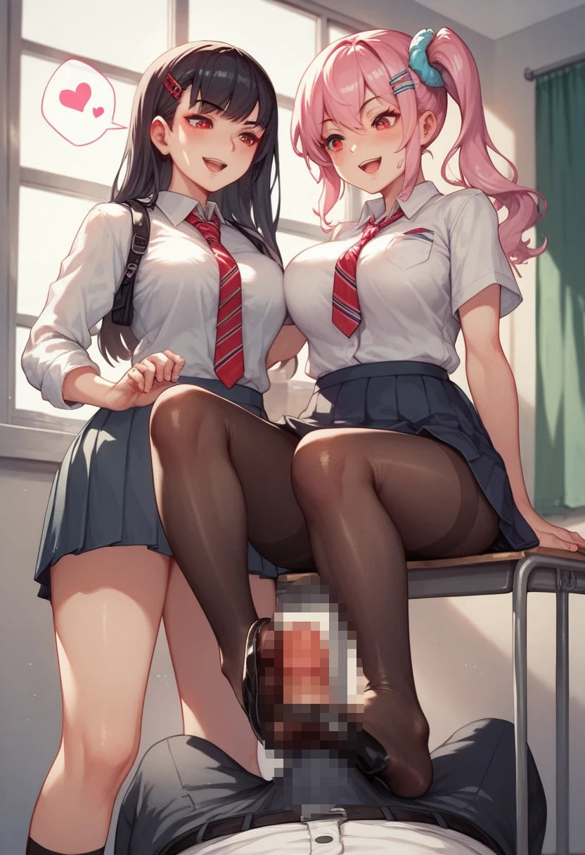 サンプル画像1:足コキ大好きな女の子から惨めに踏まれるイラスト43枚(あい  イラスト研究所) [d_477716]