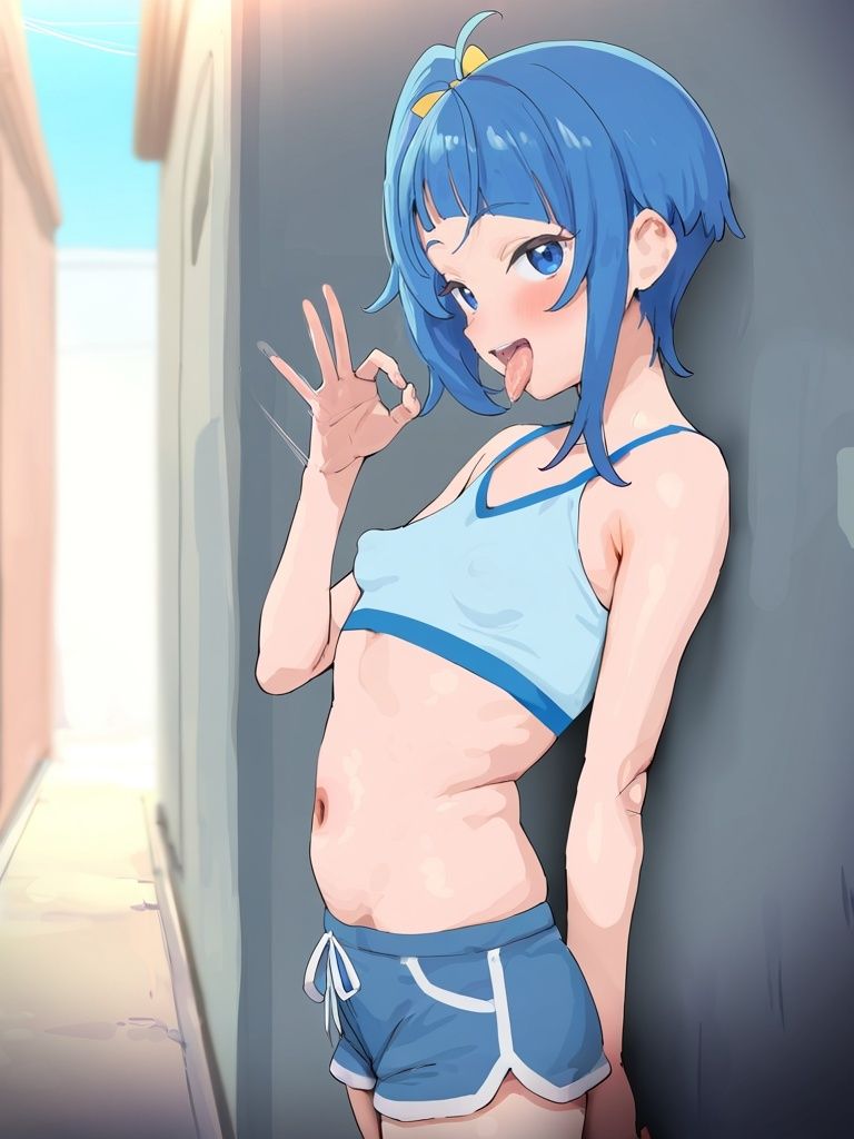 サンプル画像3:ソ◯ちゃん 路地裏で援◯交際！(雷門AIショップ) [d_477794]