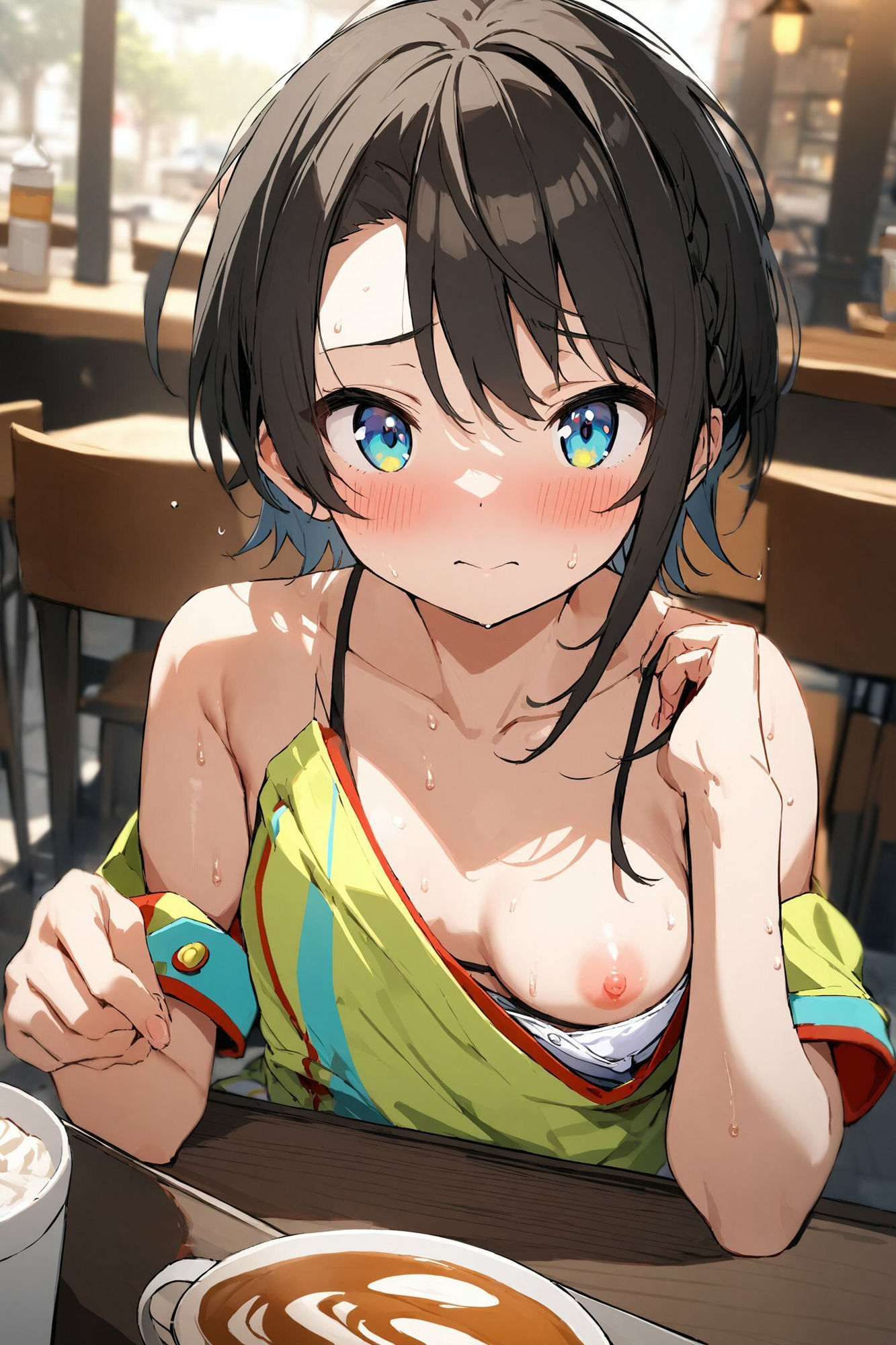 サンプル画像3:こっそりおっぱいを見せてくれる〜大空スバル編〜(えるごらぼ) [d_477796]