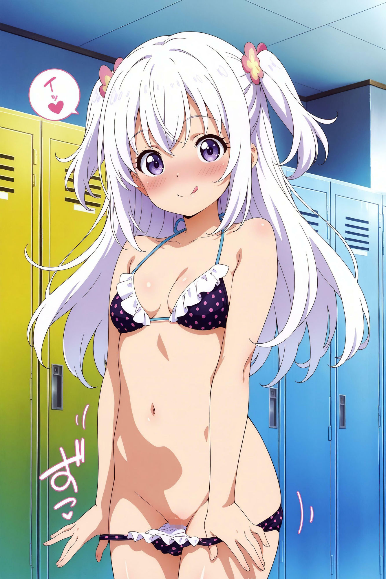 サンプル画像6:夏のビーチにやってきた少女たちにエッチなイタズラ♪(ハイスクールパラダイス) [d_477808]