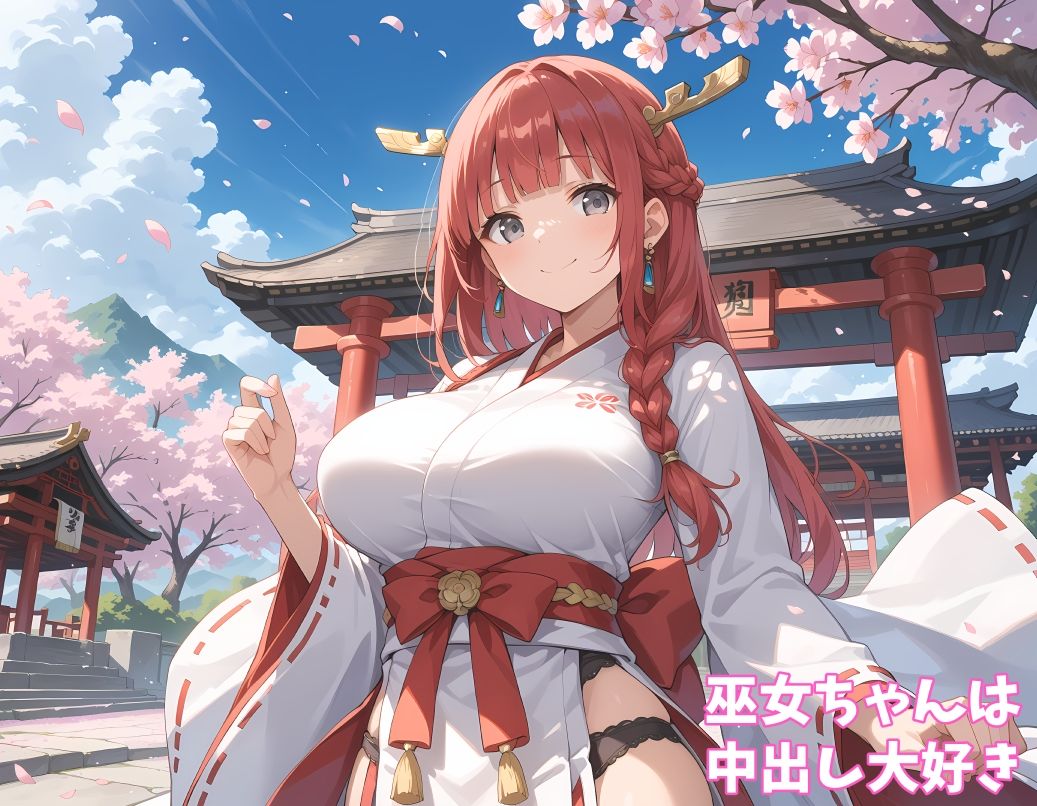 サンプル画像2:巫女ちゃんは中出し大好き  超美麗CG＆オマケVOICE付動画(FSTAR-project) [d_477847]