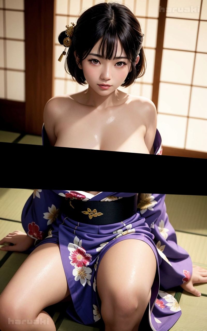 サンプル画像1:【AIグラビア巨乳美女写真集】Vol.15むっちり和服の天使さん センシティブまとめ(はるあき/AIart) [d_477871]