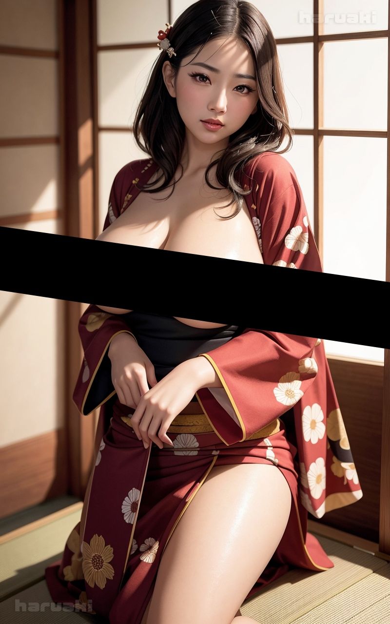 サンプル画像2:【AIグラビア巨乳美女写真集】Vol.15むっちり和服の天使さん センシティブまとめ(はるあき/AIart) [d_477871]