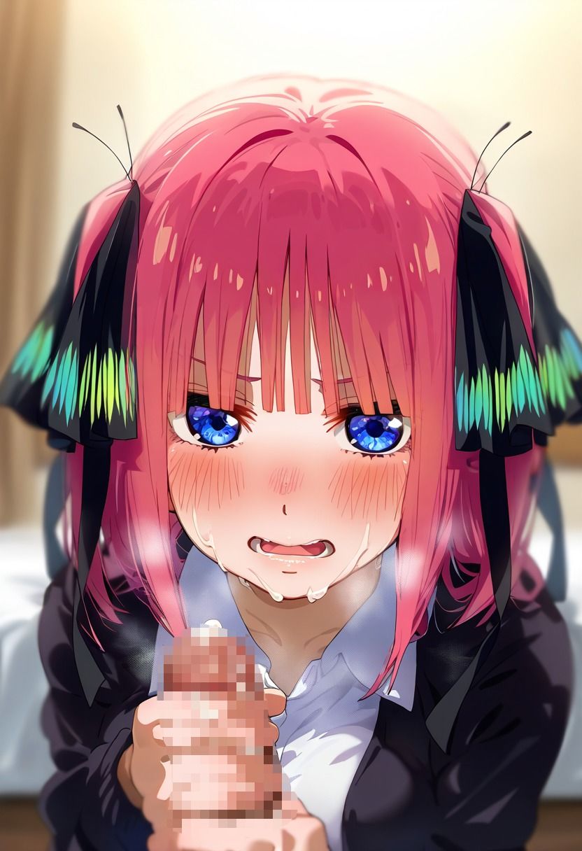 サンプル画像6:五等分の〇嫁 制服えっち 中〇二乃編(amaoto) [d_477908]