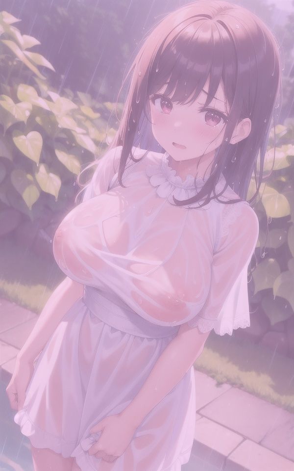 サンプル画像2:スケスケ Iカップ 敏感過ぎるピンク乳首(美女のRAKUEN) [d_477992]