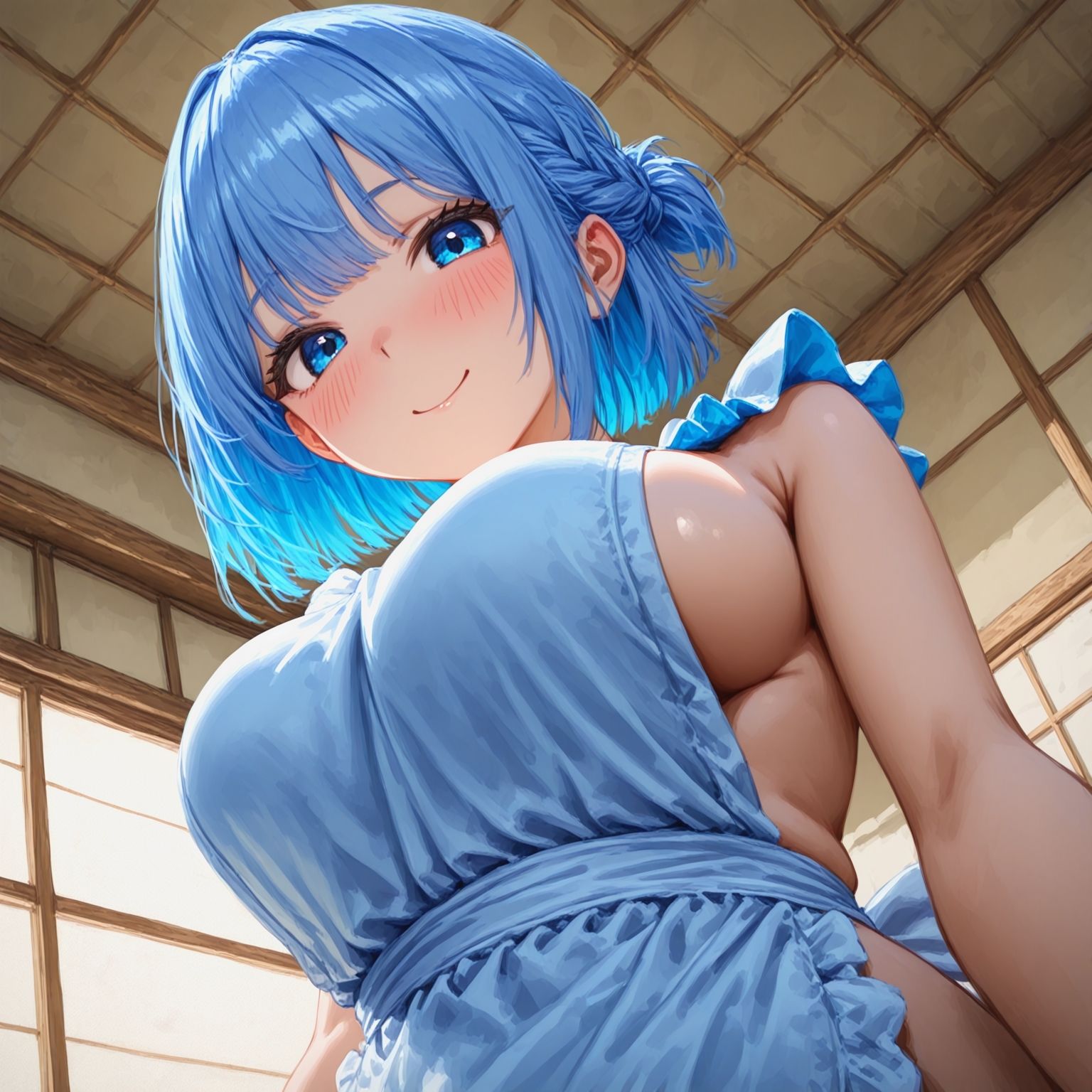 サンプル画像1:裸エプロンが見たい！(ipoom) [d_478137]