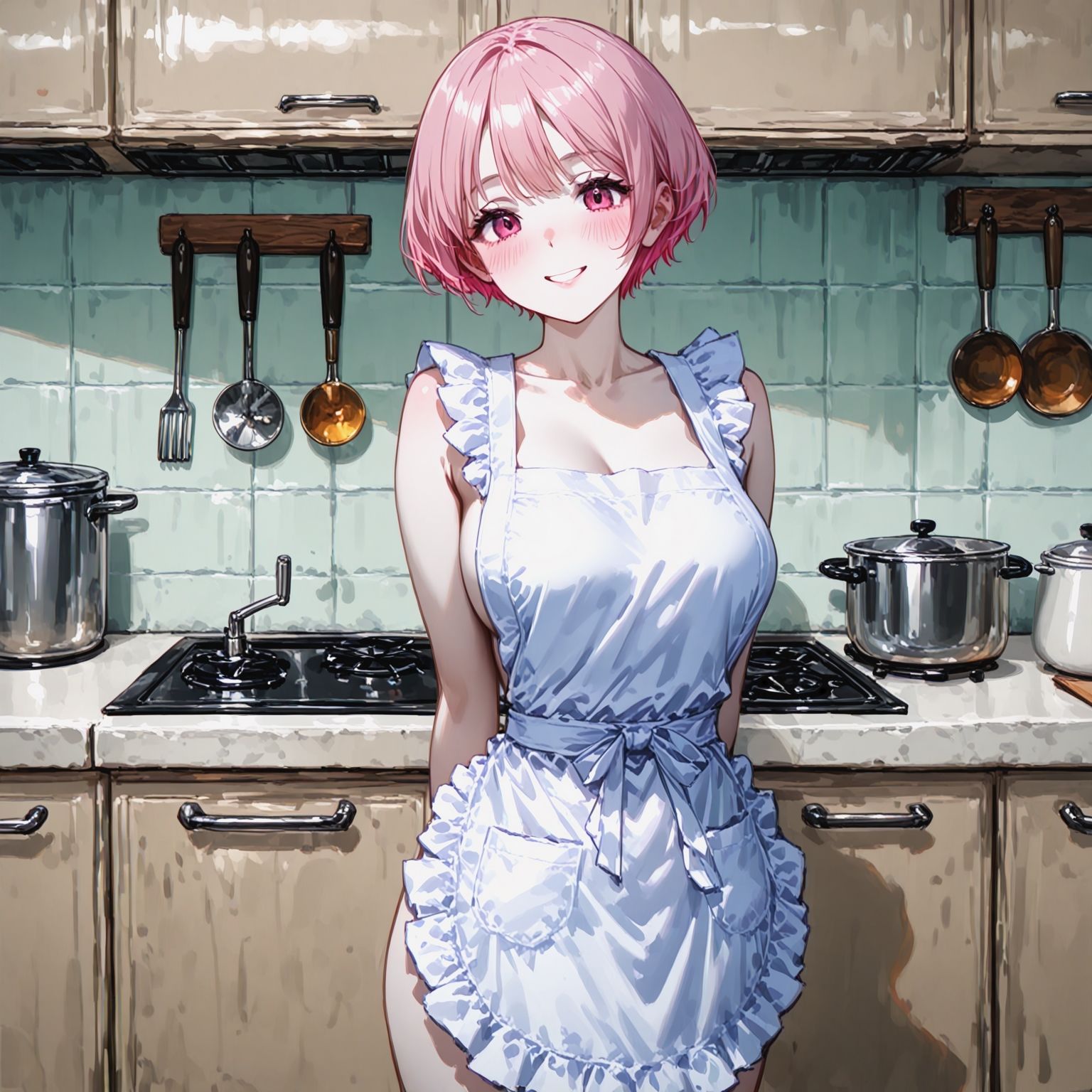 サンプル画像5:裸エプロンが見たい！(ipoom) [d_478137]