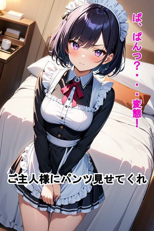 サンプル画像3:幼馴染の女の子にメイドコスさせてエッチ(ペペチー愛好家) [d_478174]