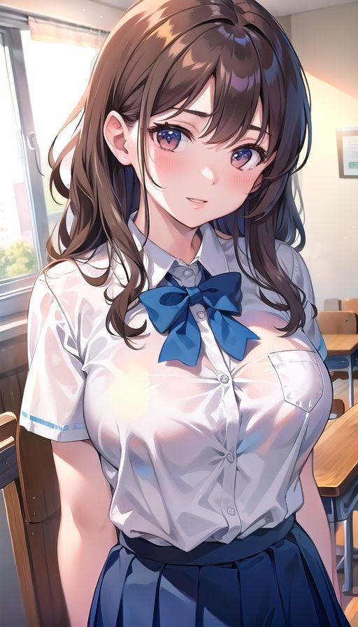 サンプル画像1:茶髪天然美女学校生活(くろめあい) [d_478266]