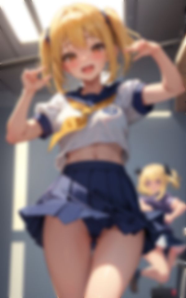 サンプル画像2:下にブルマはいてるから恥ずかしくないもんVOL.2(panpanyama＋3D) [d_478299]