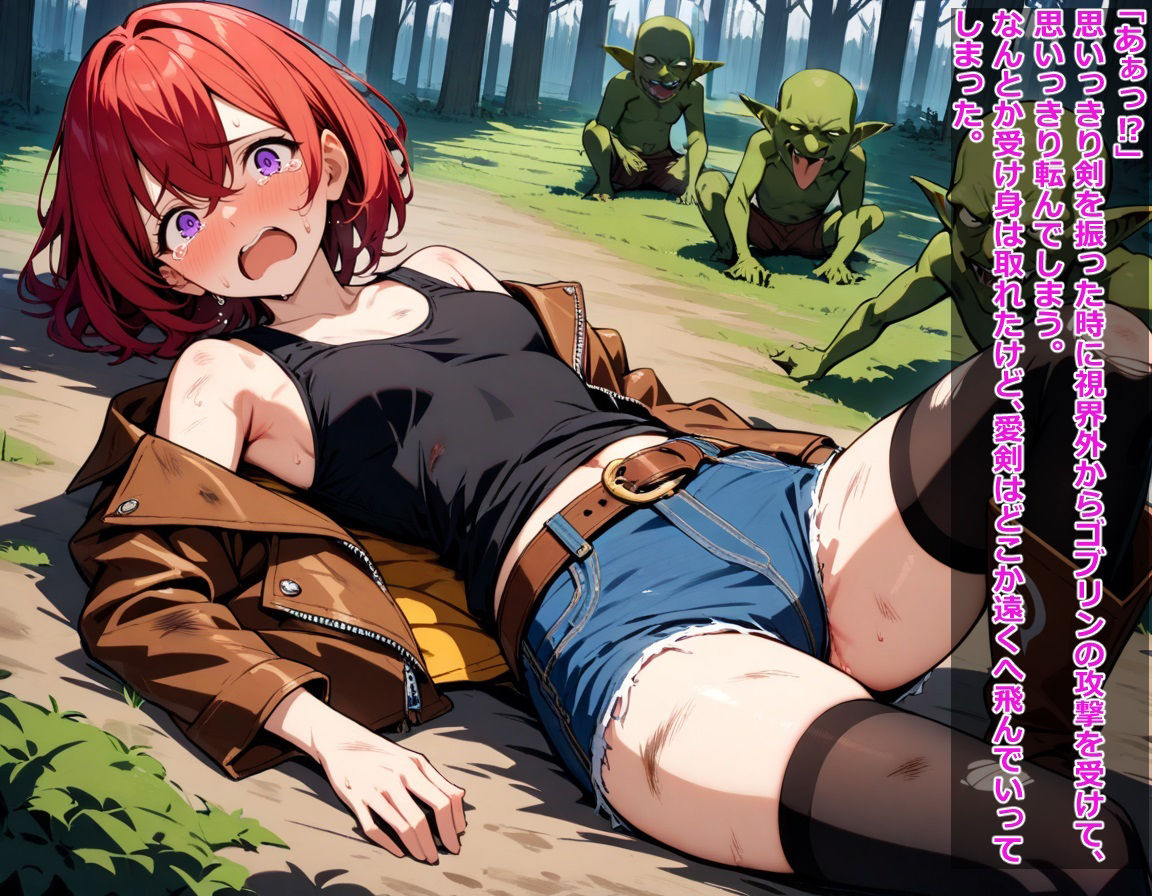 サンプル画像3:初心者冒険者はゴブリンの孕み袋3(BLUEMOON NOVEL) [d_478307]