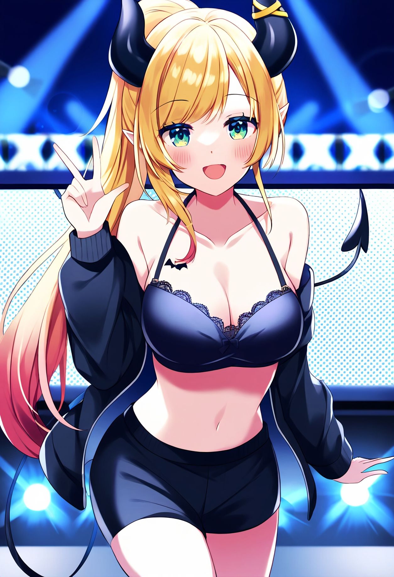 サンプル画像1:【買い切り版】バーチャル衣装故障で羞恥ちょこせん（English translation included）(しそぱろ@SISO_r18) [d_478349]