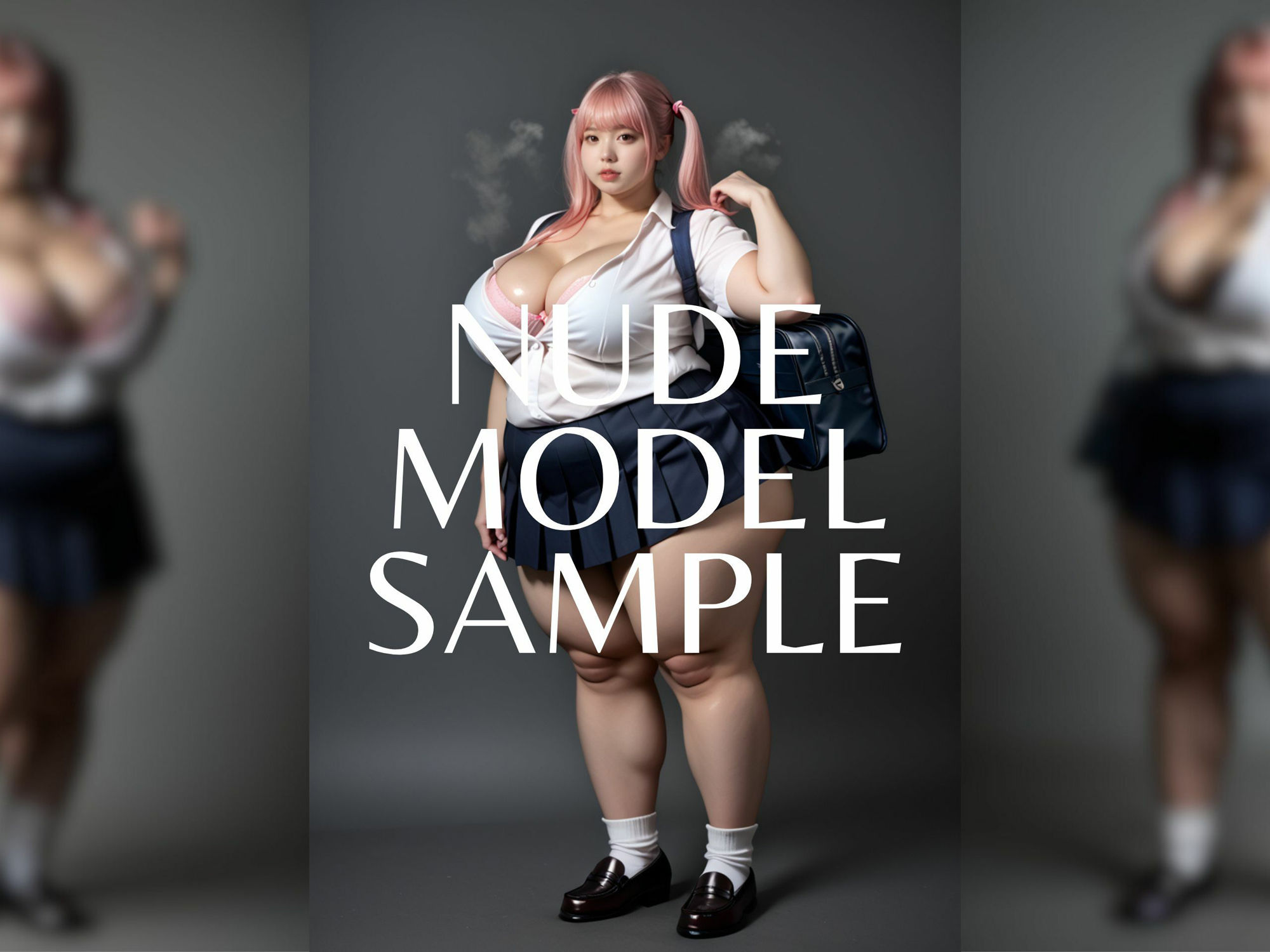 サンプル画像1:NIKUKAN NUDE MODEL_vol8_制服みけぽ妹(肉感至上主義) [d_478351]