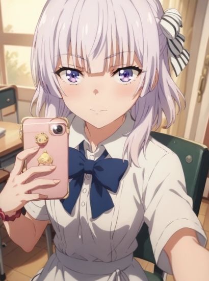 サンプル画像1:ようこそ実力至上主義の教室への坂柳有栖から送られてきた自撮り写真(自撮りサークル  イカスミ工房) [d_478389]