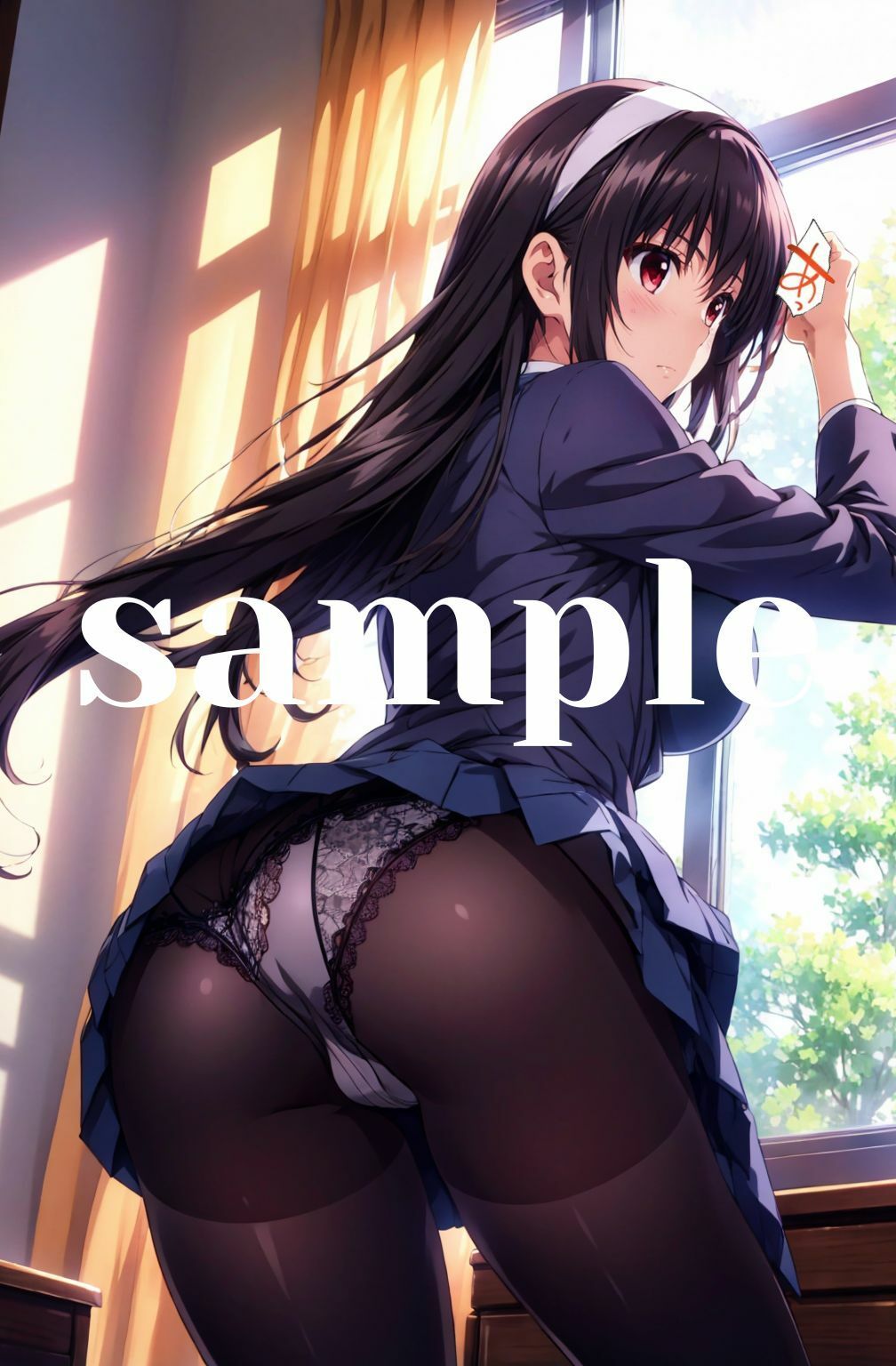 サンプル画像2:冴えてる黒スト先輩との付き合いかた【総集編】(ちっぱいですがなにか) [d_478420]