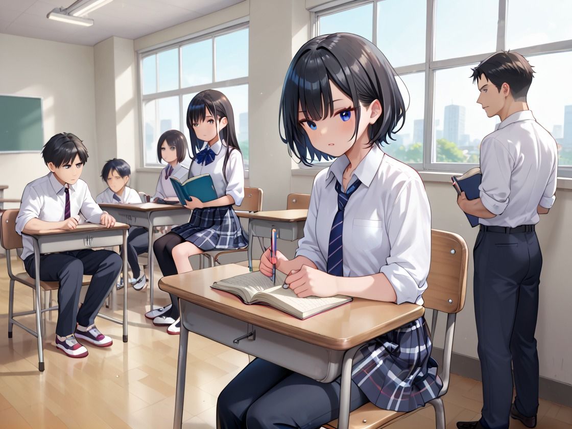 サンプル画像2:教師、生徒定期入れ放題(IDMサークル) [d_478446]