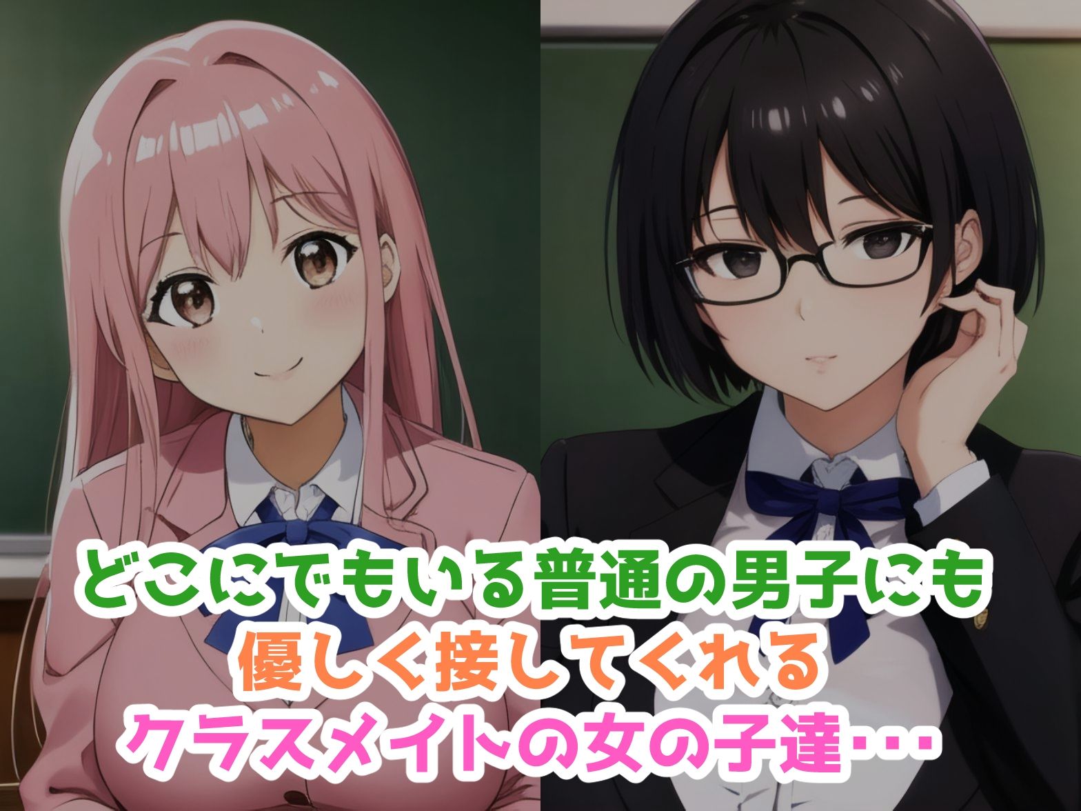 サンプル画像1:モブ生徒に優しいクラスメイトは催●おじさんにあっさり奪われる(NTR-Project) [d_478470]