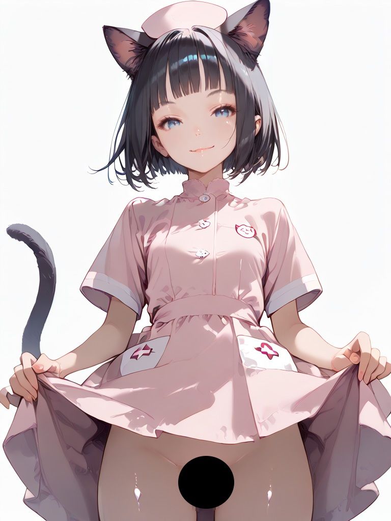 サンプル画像4:年中発情期！エッチで生意気な猫耳ナースちゃんに看病されたり、看病したりするコンセプトCG集！シチュエーション＆クオリティ厳選済み150枚！(どっとせりーぬ) [d_478527]