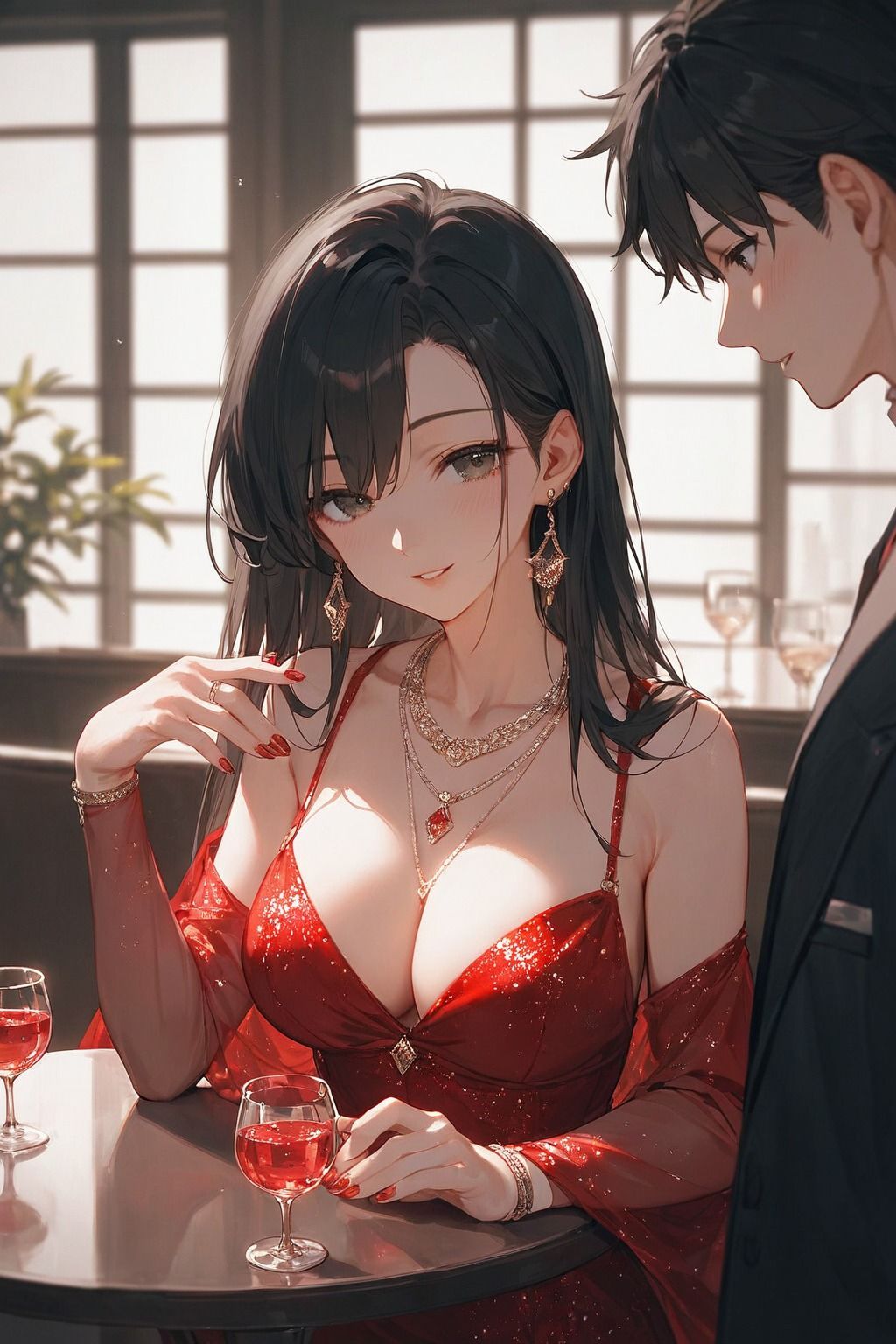 サンプル画像1:同窓会で元カノと飲んでたら我慢できなくて中出し射精してしまった(きょほう) [d_478530]