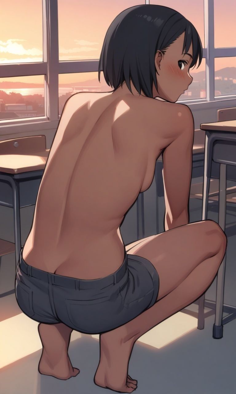 サンプル画像3:孕み尻〜ボーイッシュな陸上女子の桃尻を味わうCG集〜(ハラメウメ) [d_478540]