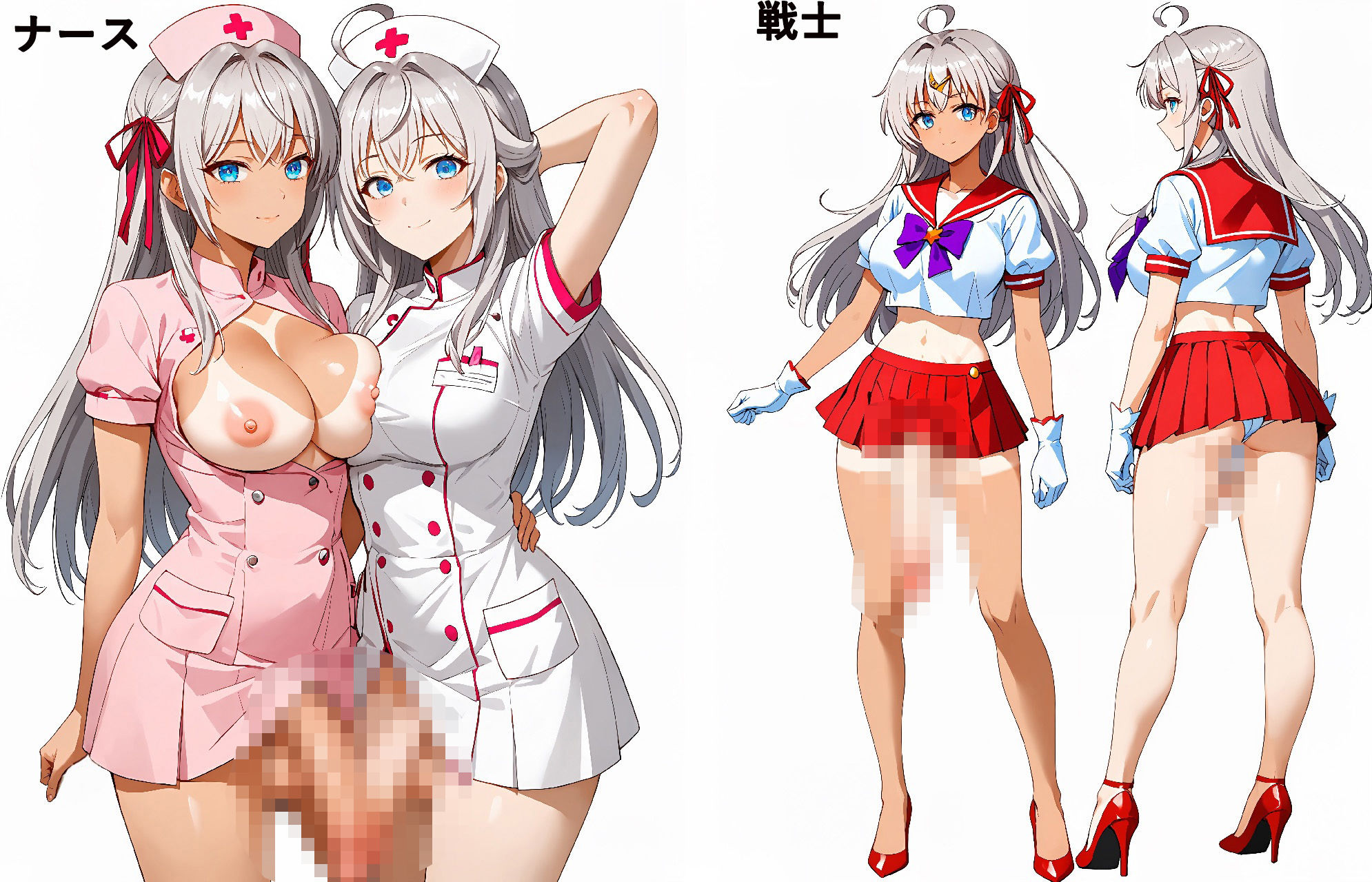 サンプル画像3:ふたなりにしてみました 九条さん編(いか大王) [d_478578]