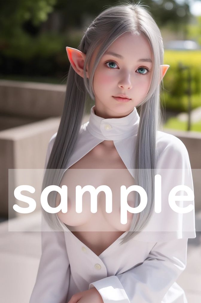 サンプル画像2:【揺れるおっぱい動画付】葬送●フリーレン CG集(せもぽむめ) [d_478595]