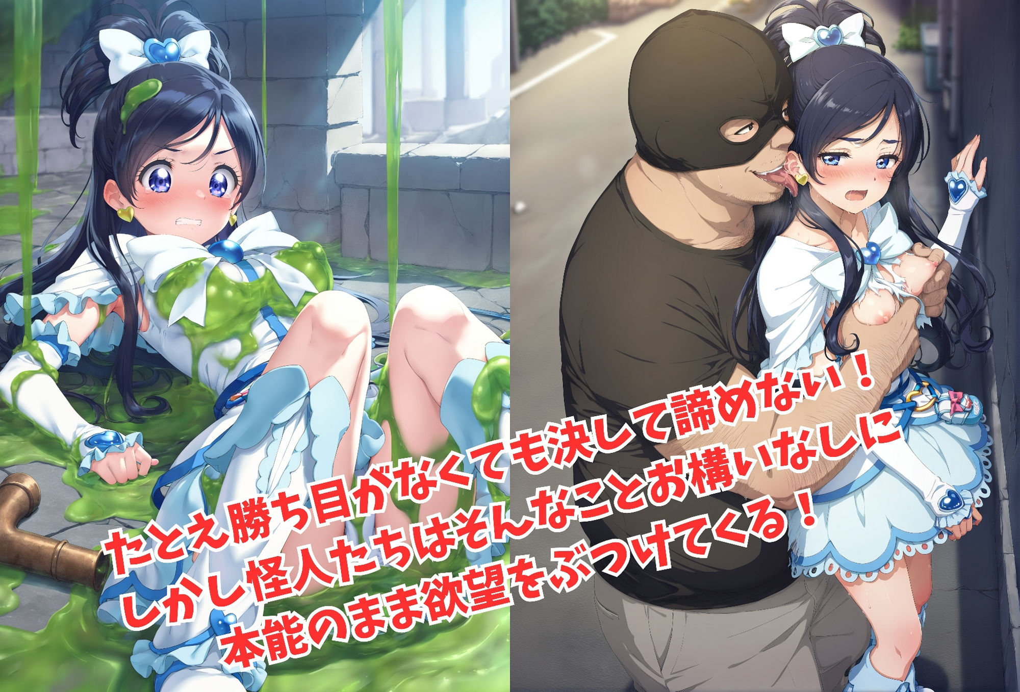 サンプル画像2:がんばれ！ホワイトちゃん☆(絵心あいのAI生成アトリエ) [d_478602]