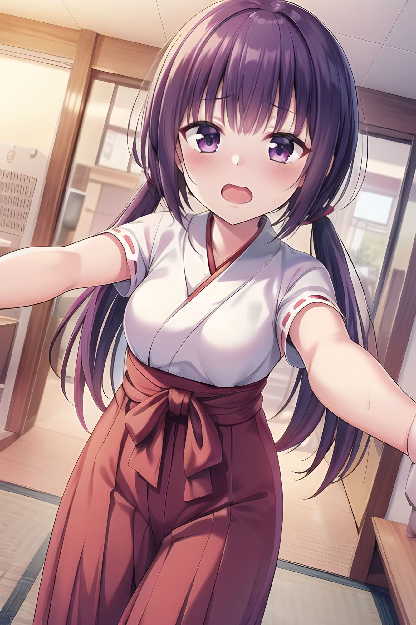 サンプル画像6:清純な巫女お姉さんの処女を奪う(月夜の秘密) [d_478720]