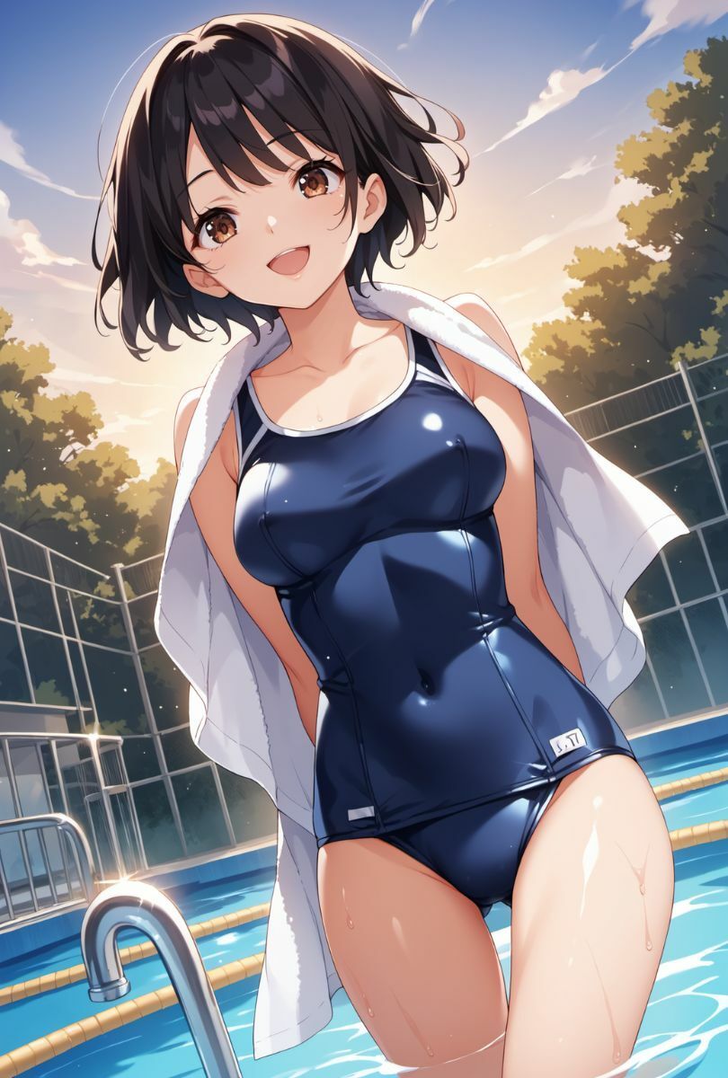 サンプル画像1:学園カースト最上位の女子校生が水泳の授業中に先生に呼び出されて身体の関係に堕ちてしまった件【プール編】(Re：ライト) [d_478729]