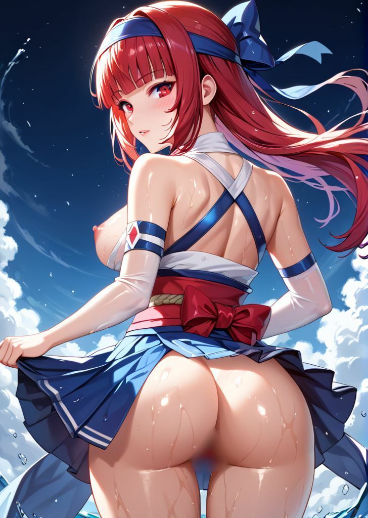 サンプル画像5:お色気の術であなたを誘惑してくるくノ一のCG集(雪どけ水) [d_478800]