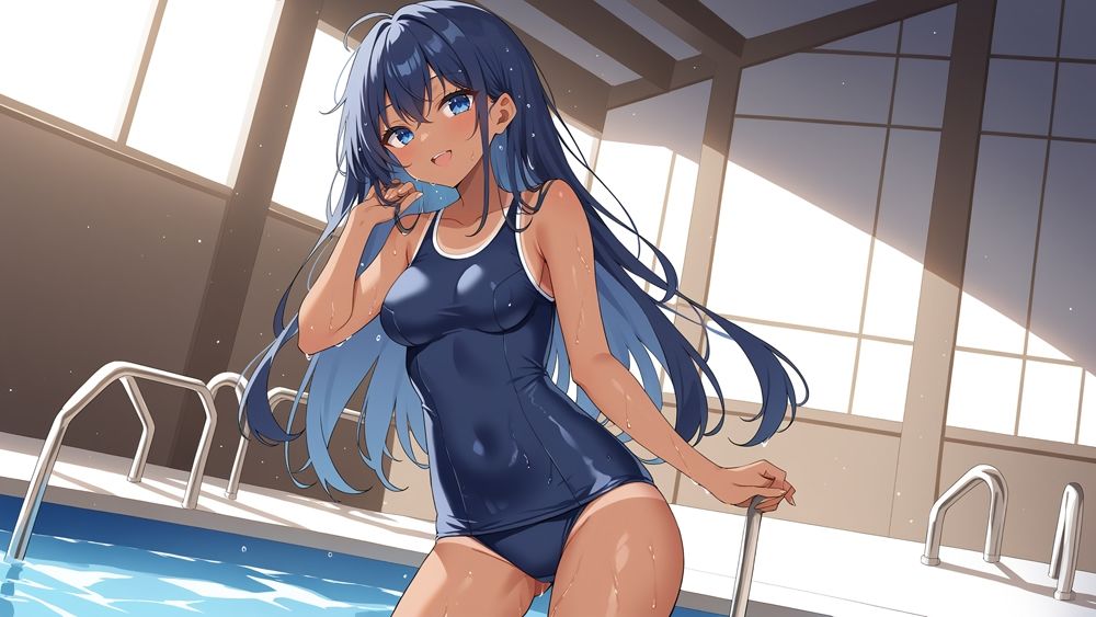 サンプル画像6:真夏の秘密指導 〜スク水の甘い誘惑〜(ニート印刷所) [d_478879]