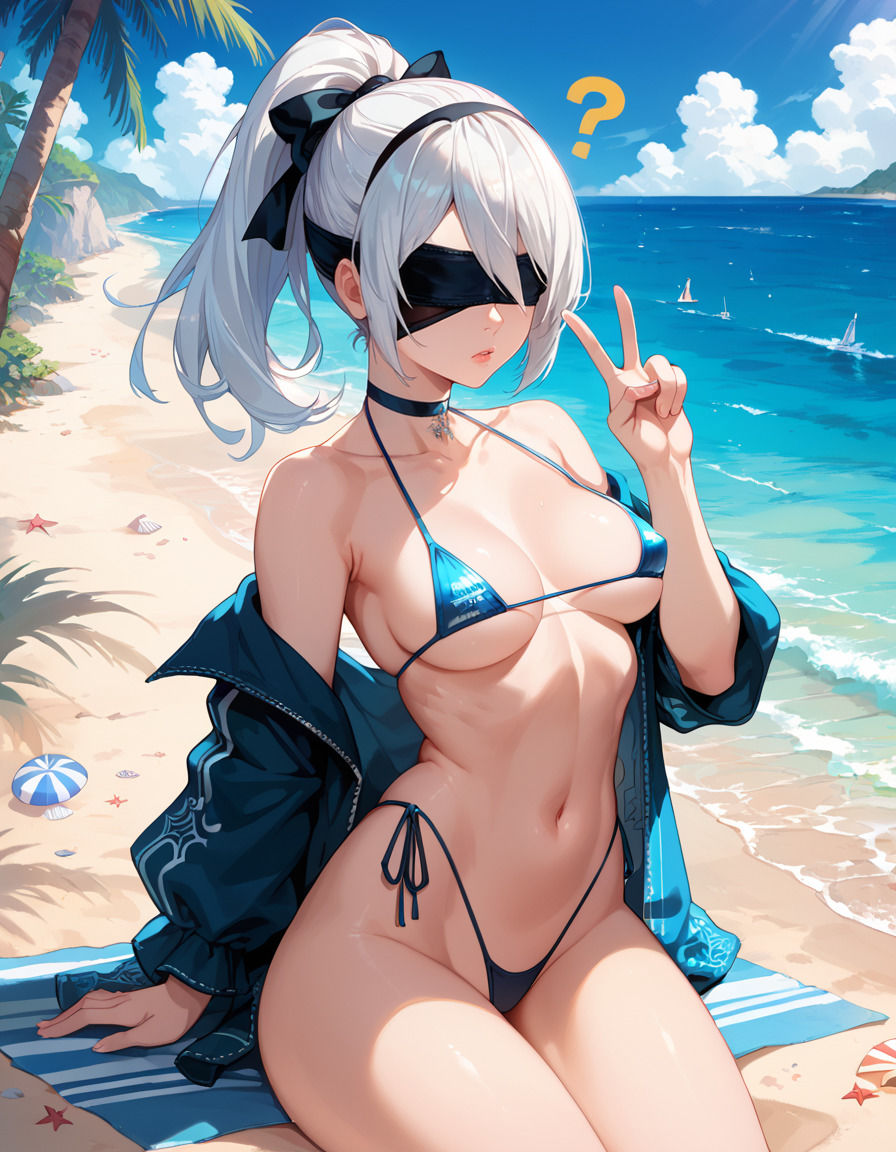 サンプル画像2:【ニー〇オートマタ Nie〇:Automata】2Bの写真集 プレミアム(CPart_ISUKO) [d_478897]