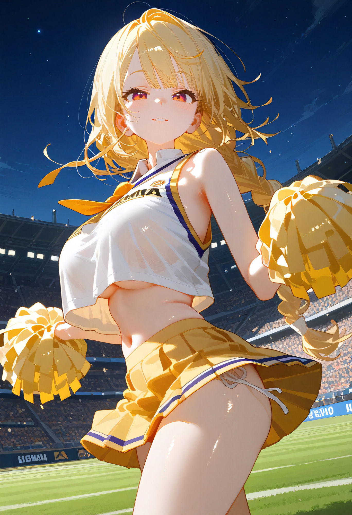 サンプル画像2:いっぱい応援してくれる濡れチアガールCG集(BeautifulWomanArt) [d_478966]