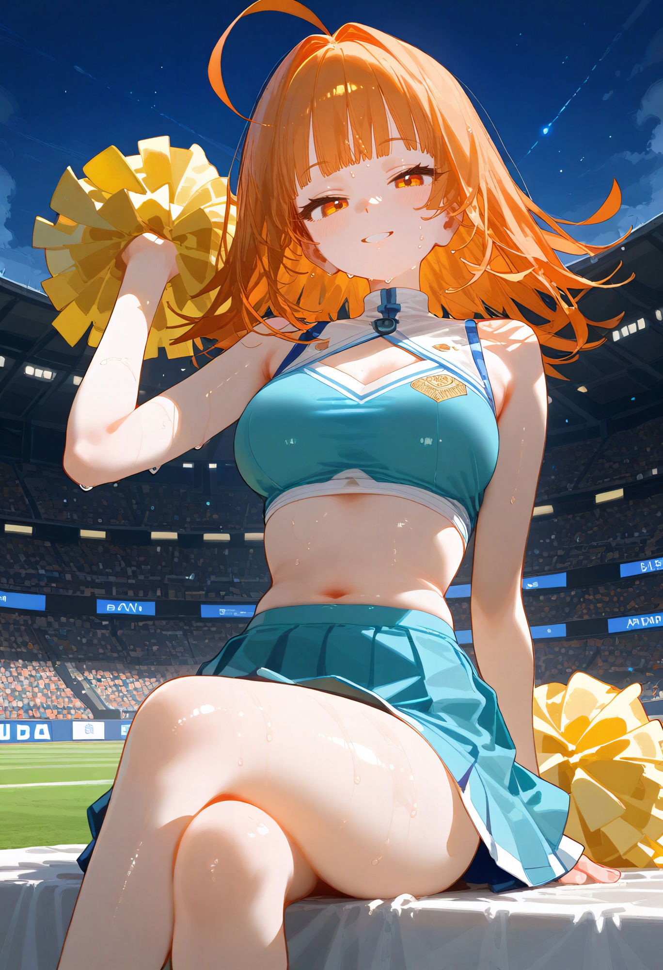 サンプル画像4:いっぱい応援してくれる濡れチアガールCG集(BeautifulWomanArt) [d_478966]