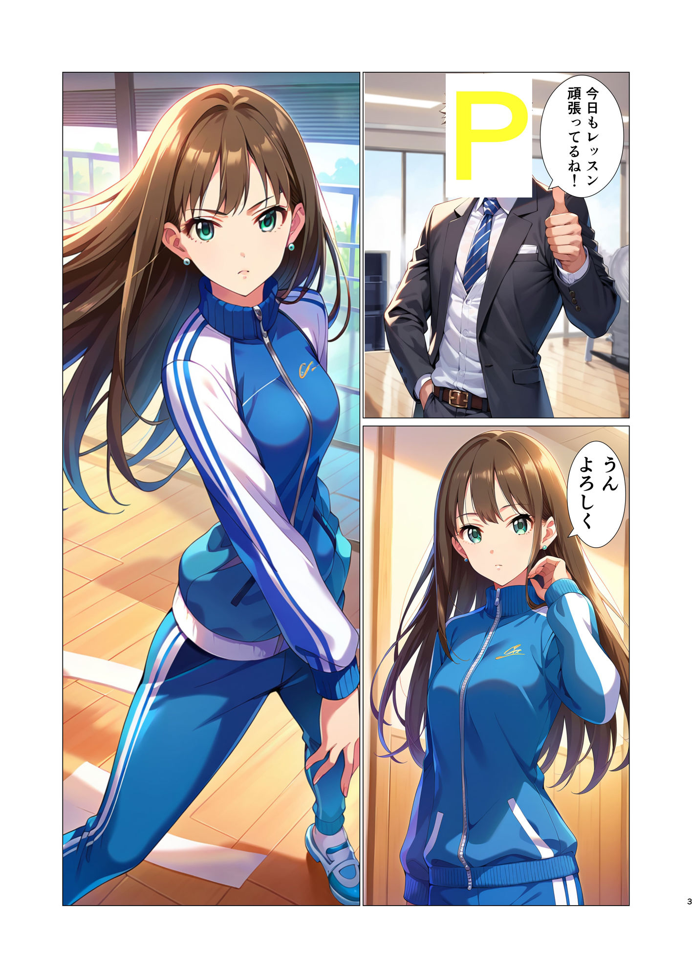 サンプル画像3:アイドルとプロデューサー禁断のシンデレラ・ストーリー【渋〇凛編】(すりあ) [d_479013]