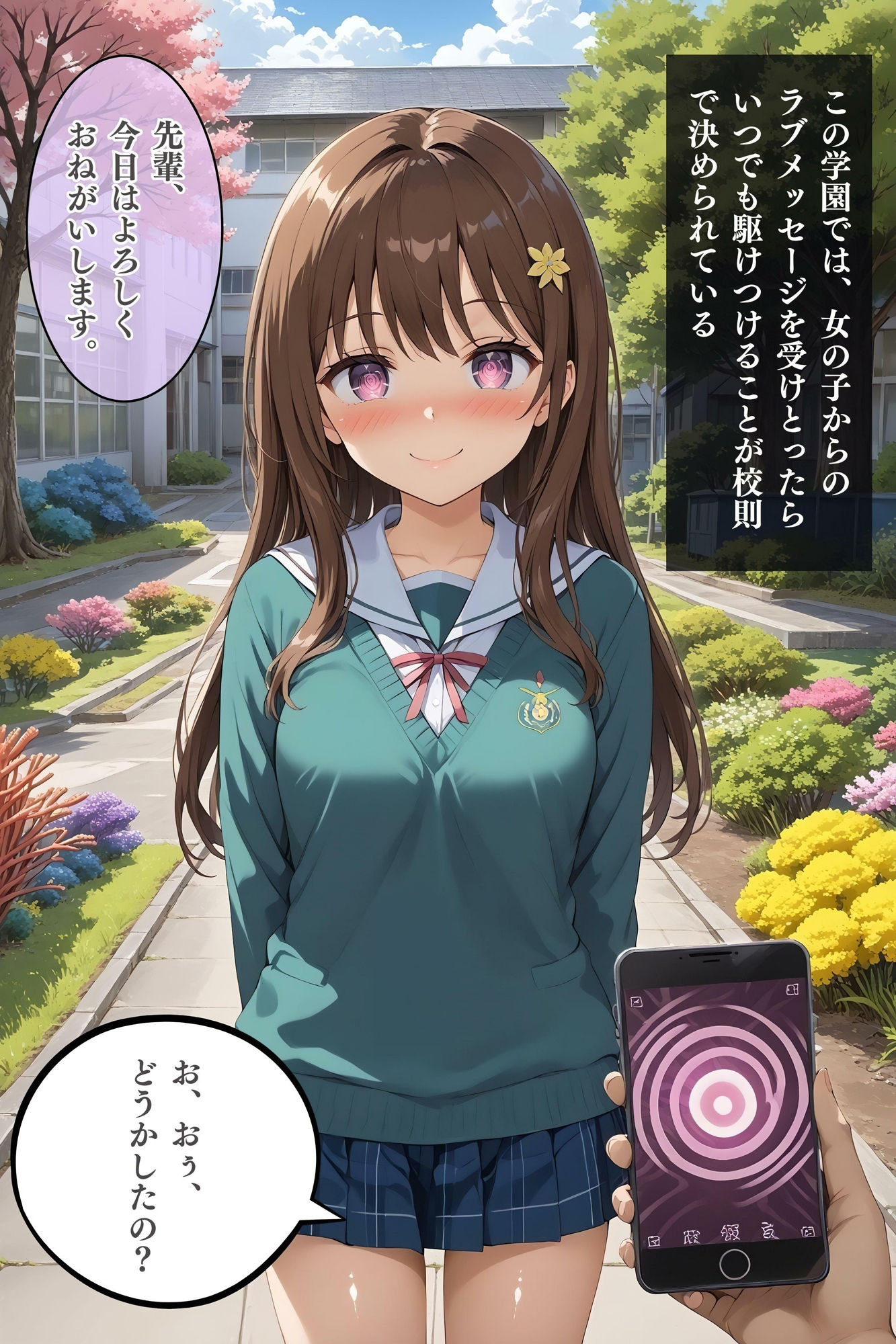 サンプル画像3:ラブコール学園！〜たくみの恋愛お助け日記〜(蜜月ノ夜) [d_479081]