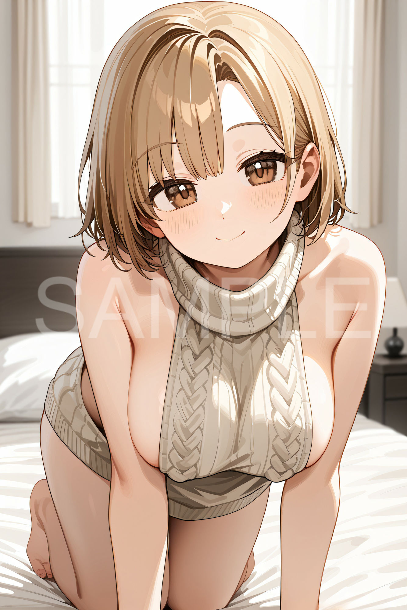 サンプル画像2:童貞を●すセーターを着てみた(あなスタシア) [d_479091]