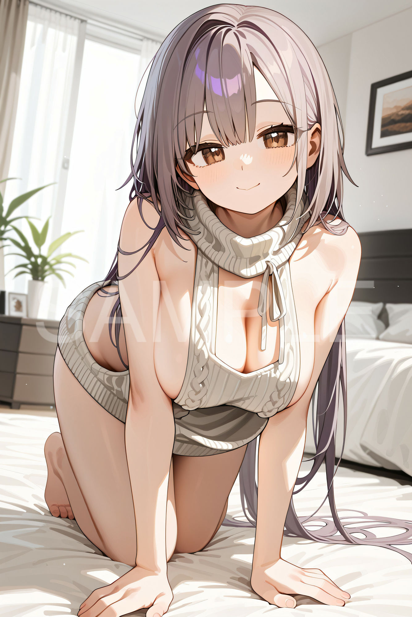 サンプル画像4:童貞を●すセーターを着てみた(あなスタシア) [d_479091]