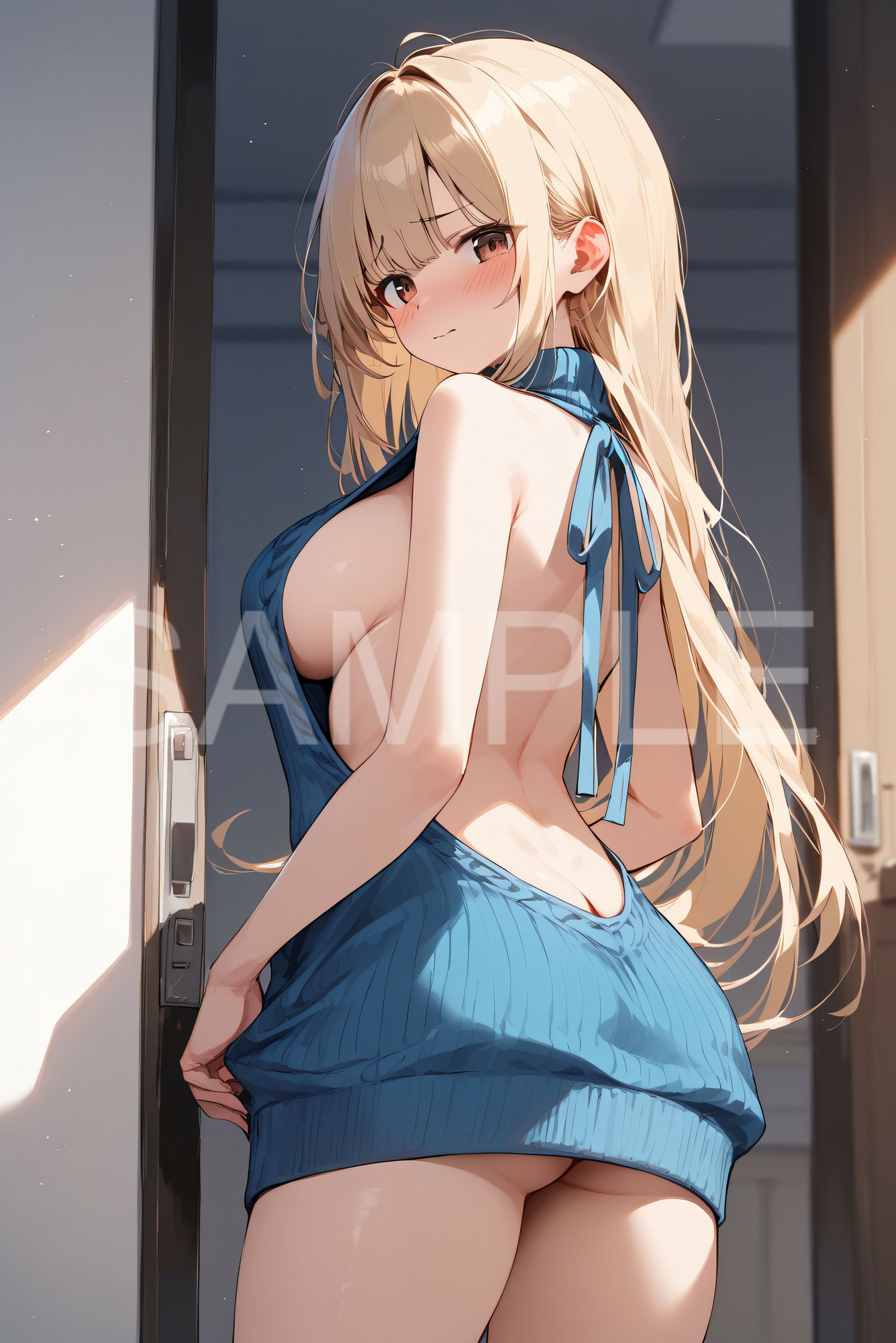 サンプル画像6:童貞を●すセーターを着てみた(あなスタシア) [d_479091]