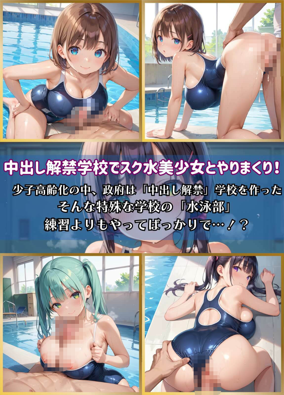 サンプル画像1:やってばっかり水泳部forトロトロ学園2【厳選CG250枚】(虚構クラブ) [d_479118]