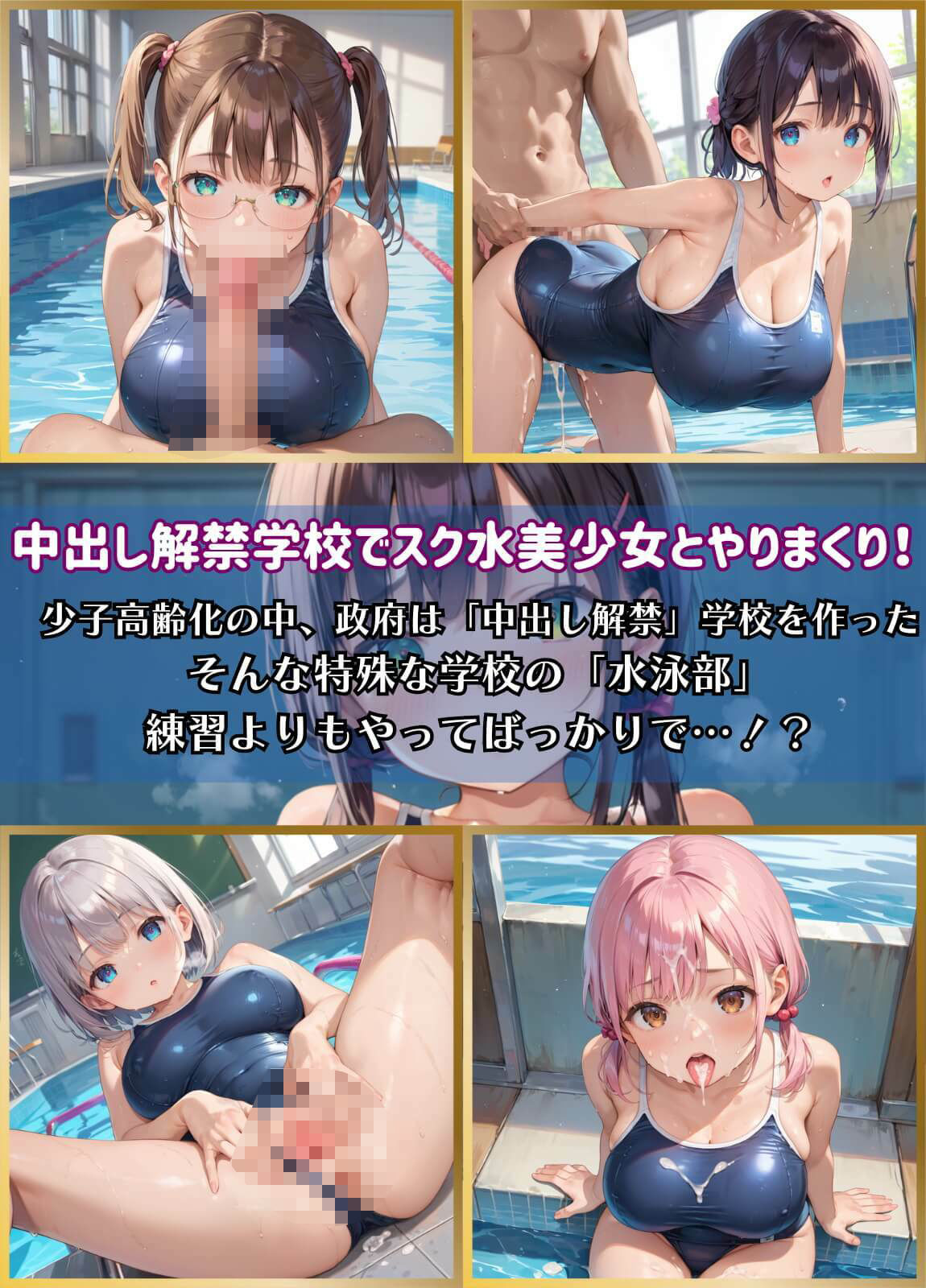 サンプル画像1:やってばっかり水泳部forトロトロ学園3【厳選CG250枚】(虚構クラブ) [d_479119]