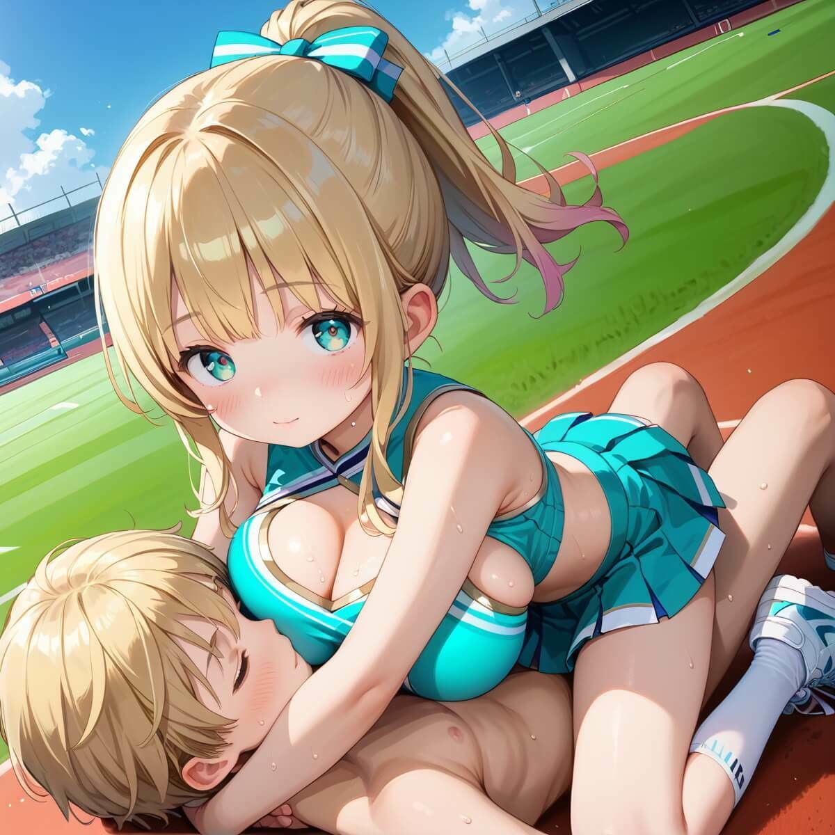 サンプル画像4:抜けないチアはチアじゃない！！7【美麗CG245枚収録】(エメラルドの館) [d_479136]