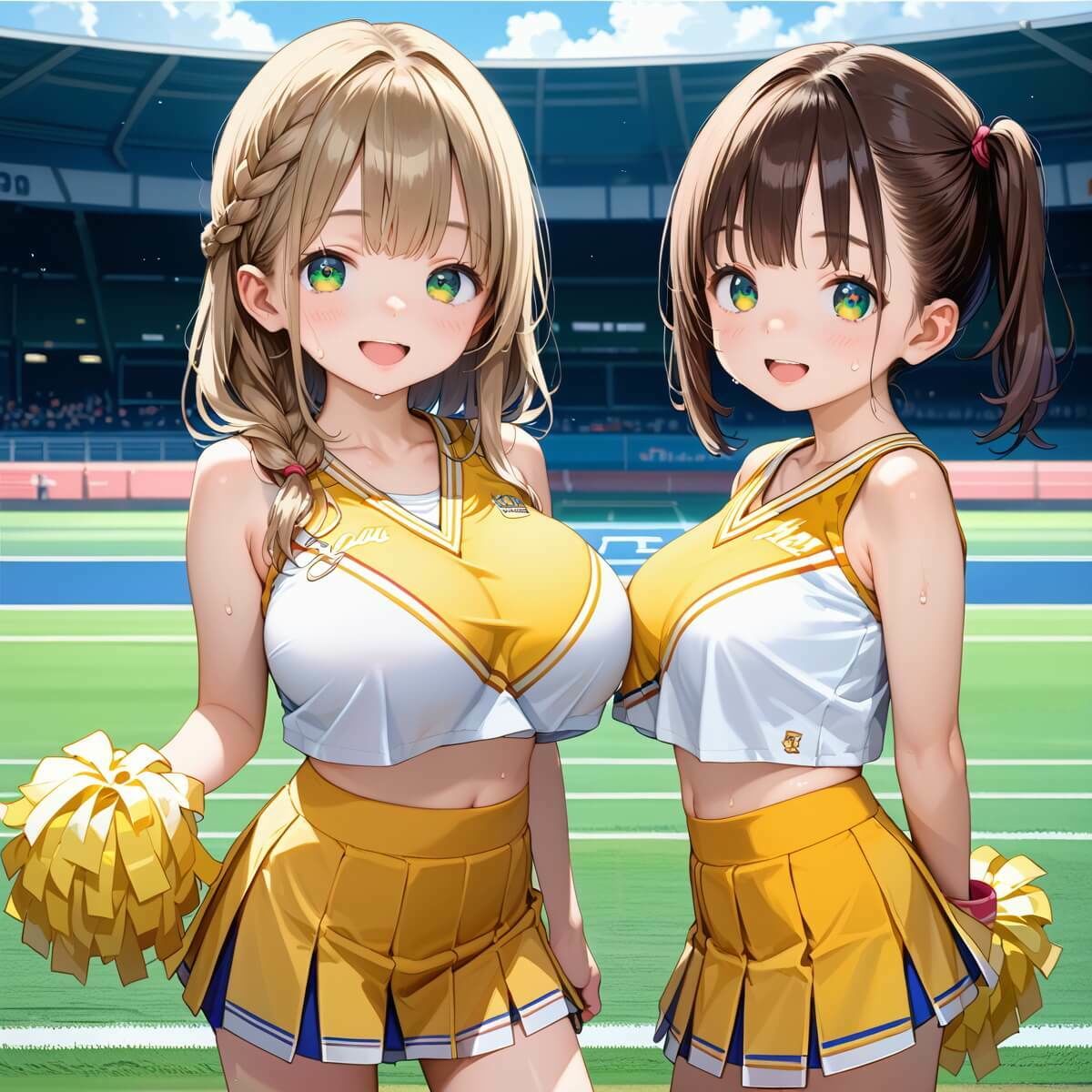 サンプル画像3:抜けないチアはチアじゃない！！9【美麗CG245枚収録】(エメラルドの館) [d_479147]