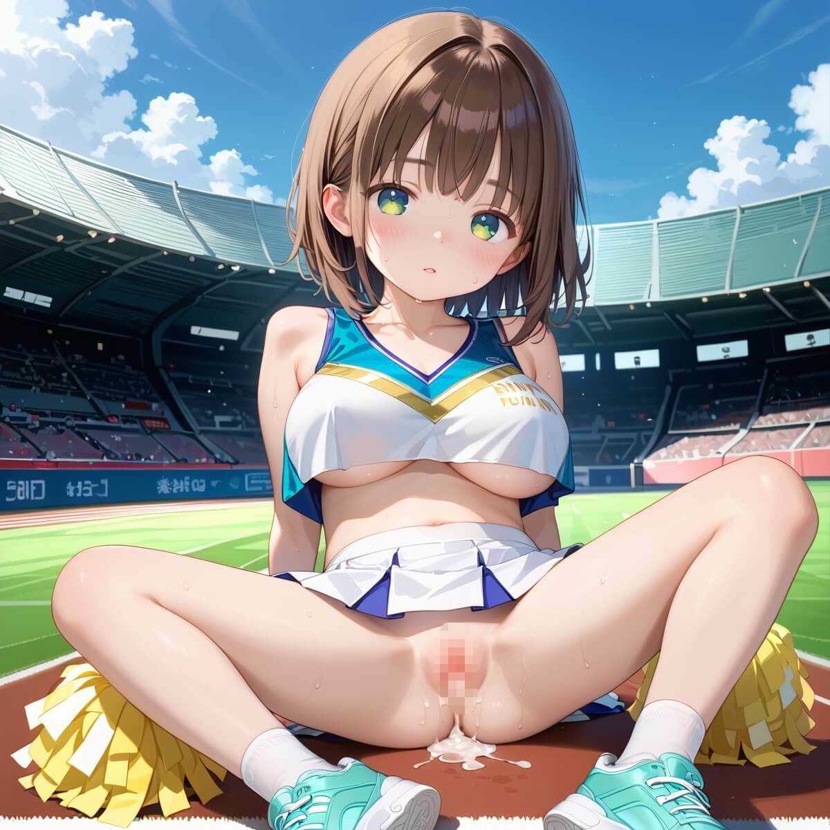 サンプル画像6:抜けないチアはチアじゃない！！9【美麗CG245枚収録】(エメラルドの館) [d_479147]